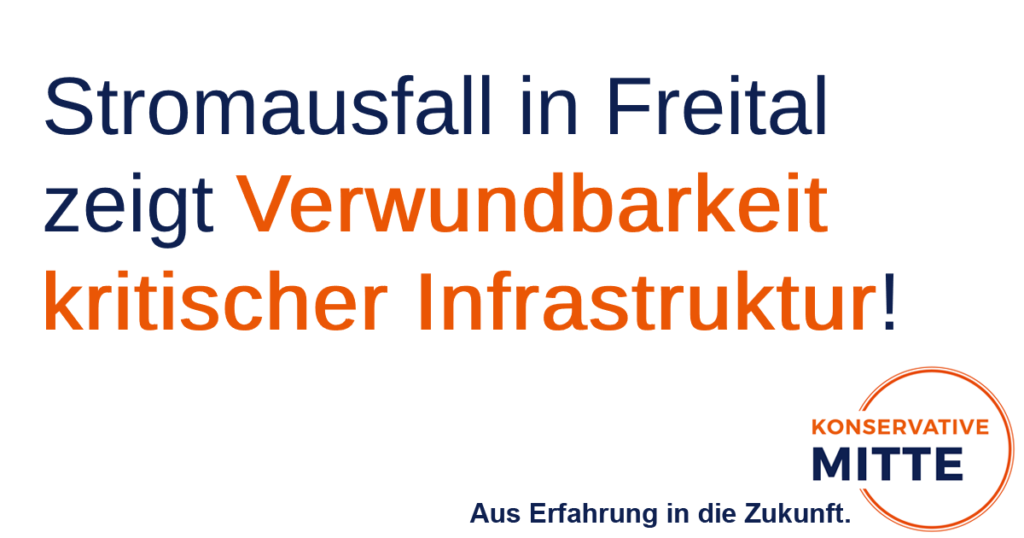Stromausfall in Freital zeigt Verwundbarkeit kritischer Infrastruktur