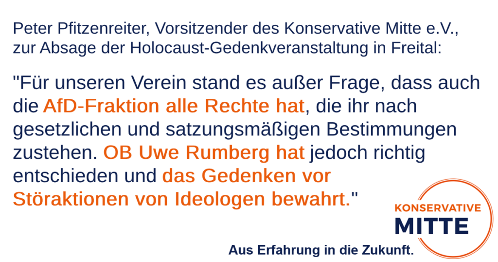OB Rumberg bewahrt Gedenken vor Störaktionen von Ideologen