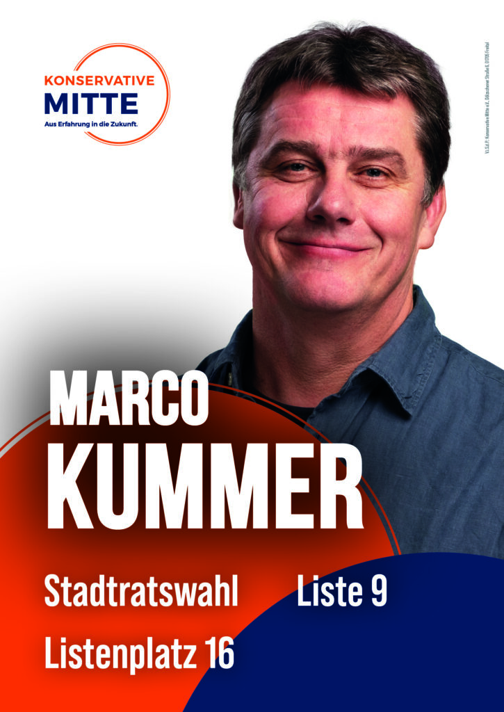Konservative Mitte - 16 marco kummer Plakatdummy