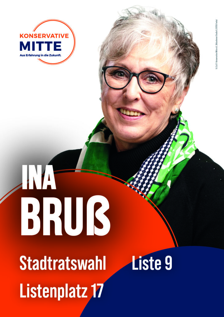Konservative Mitte - 17 ina bruss Plakatdummy