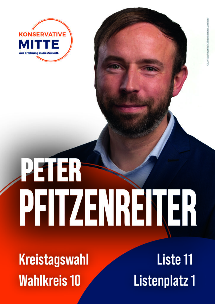 Konservative Mitte - 1 peter pfitzenreiter Plakatdummy