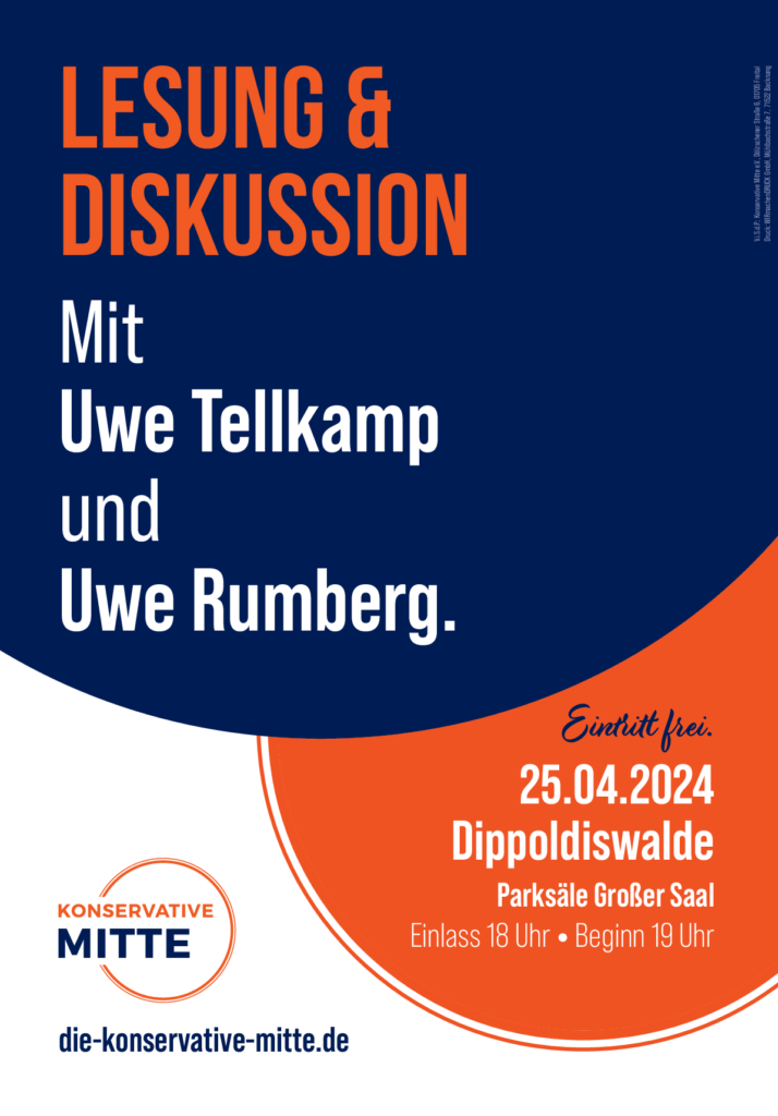 Konservative Mitte - 240328 Plakat Tellkamp print 1 1 e1712302805171