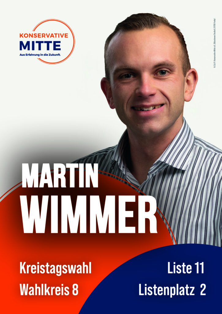 Konservative Mitte - 2 martin wimmer Plakatdummy