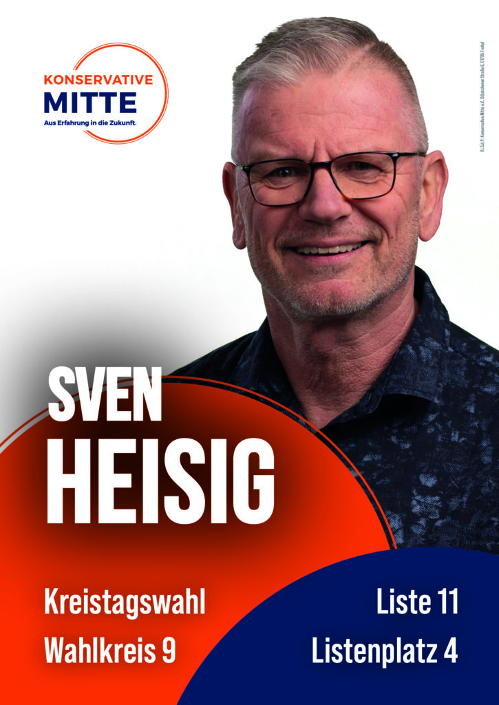Konservative Mitte - 4 sven heisig Plakatdummy