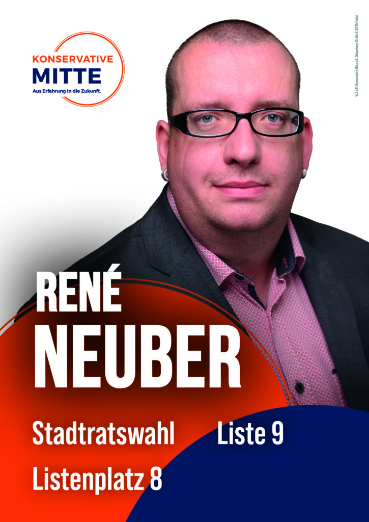 Konservative Mitte - 8 rene neuber Plakatdummy
