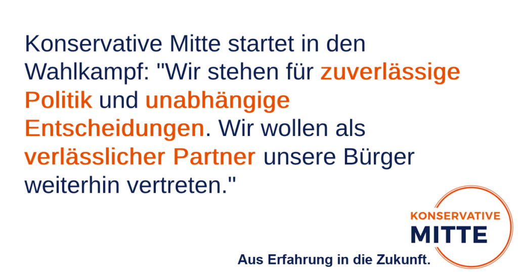 Konservative Mitte startet in den Wahlkampf