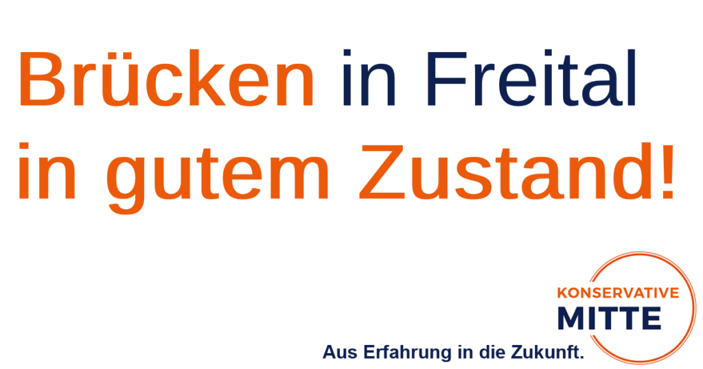 Brücken in Freital in gutem Zustand